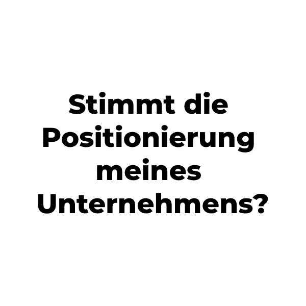 Online Marketing Positionierung